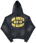 Hellstar No Guts No Glory Hoodie Washed Black - front view - District 97 Clothing streetwear
