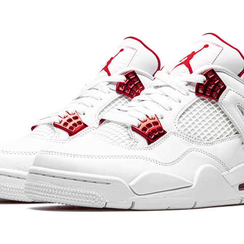 Air Jordan 4 Retro 'Red Metallic' - front view - District 97 Clothing streetwear