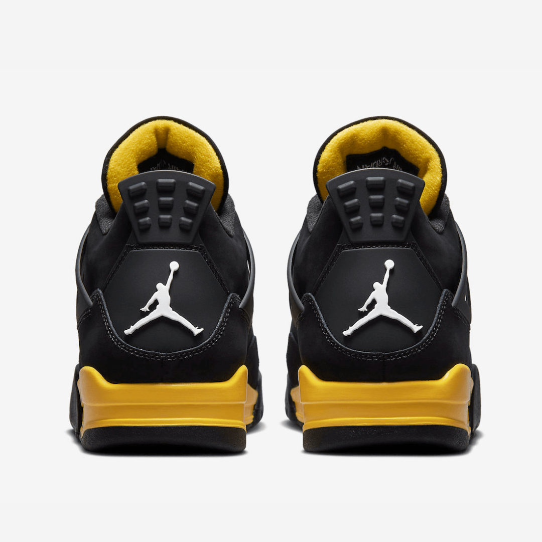 Air Jordan 4 Retro 'Thunder' 2023 - side view - District 97 Clothing streetwear