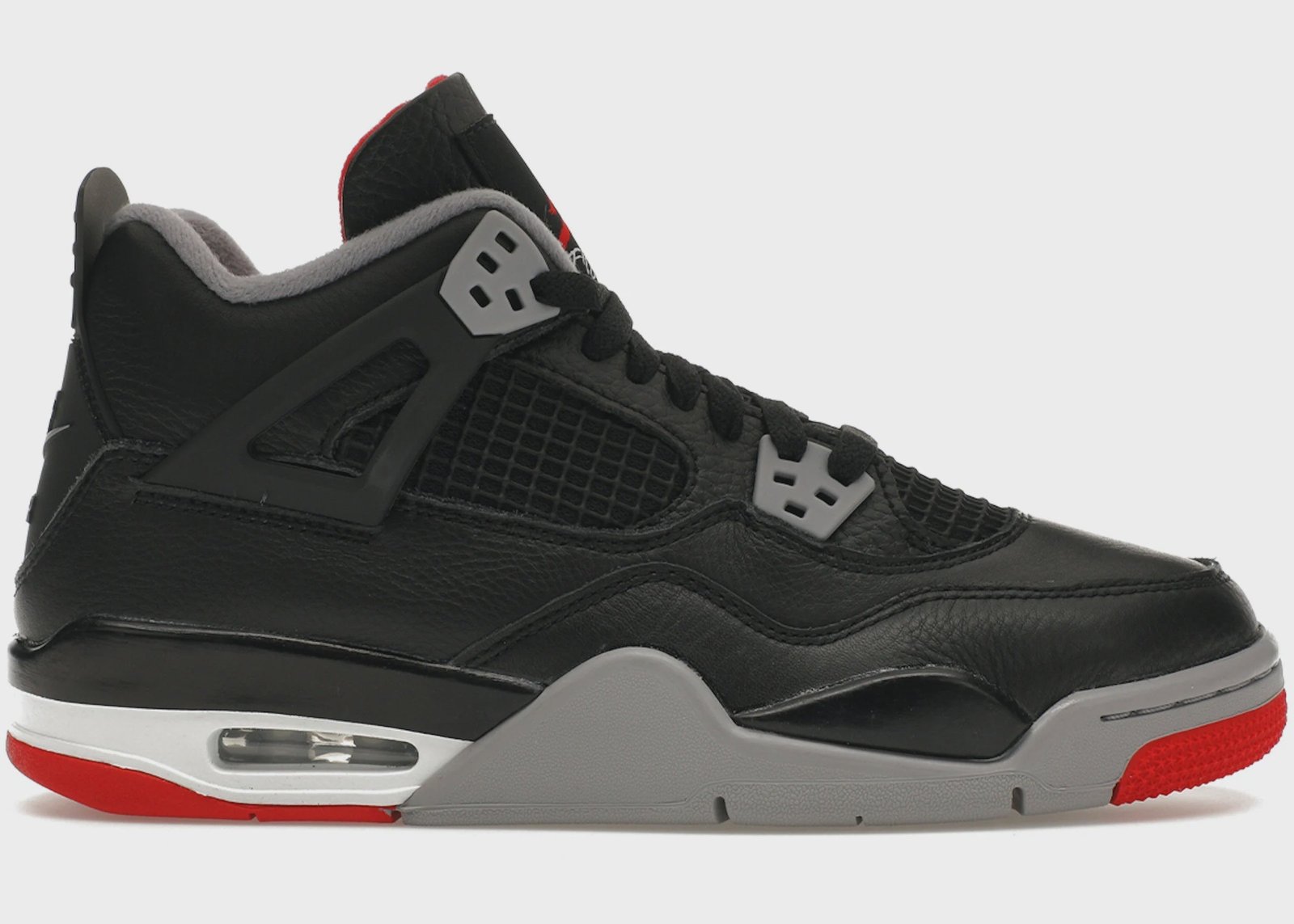 Air Jordan 4 Retro Bred Reimagined black and red - District 97 Clothing