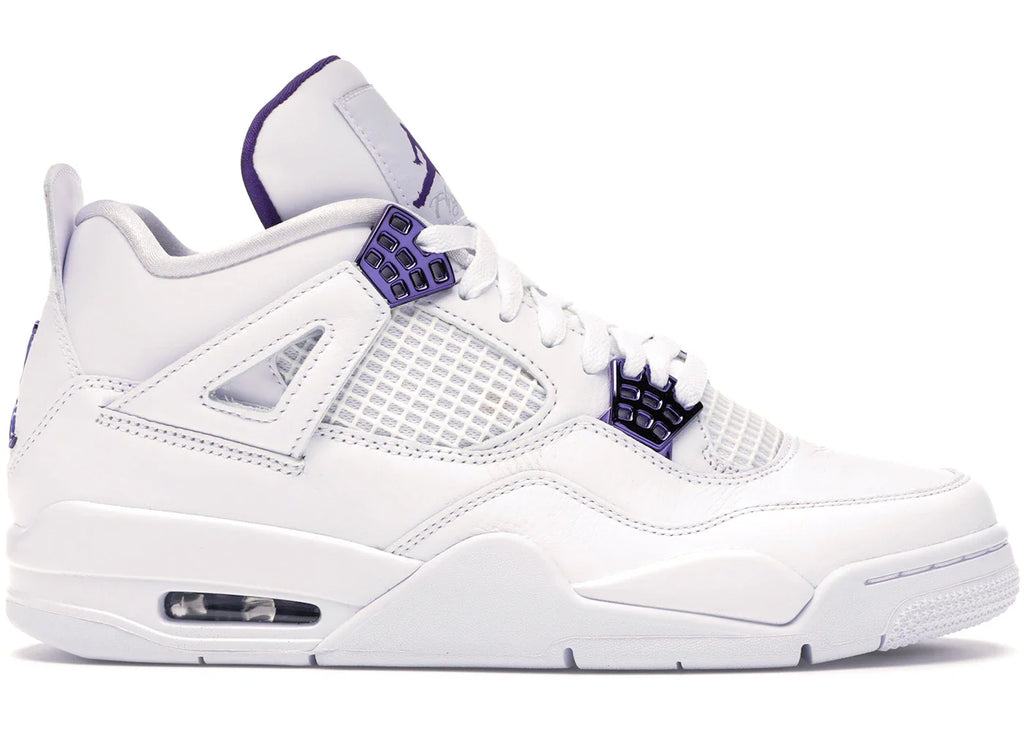 Air Jordan 4 Retro 'Purple Metallic' - side view - District 97 Clothing streetwear