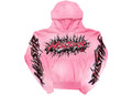 Hellstar Brainwashed Without Brain Hoodie Pink - front view - District 97 Clothing streetwear