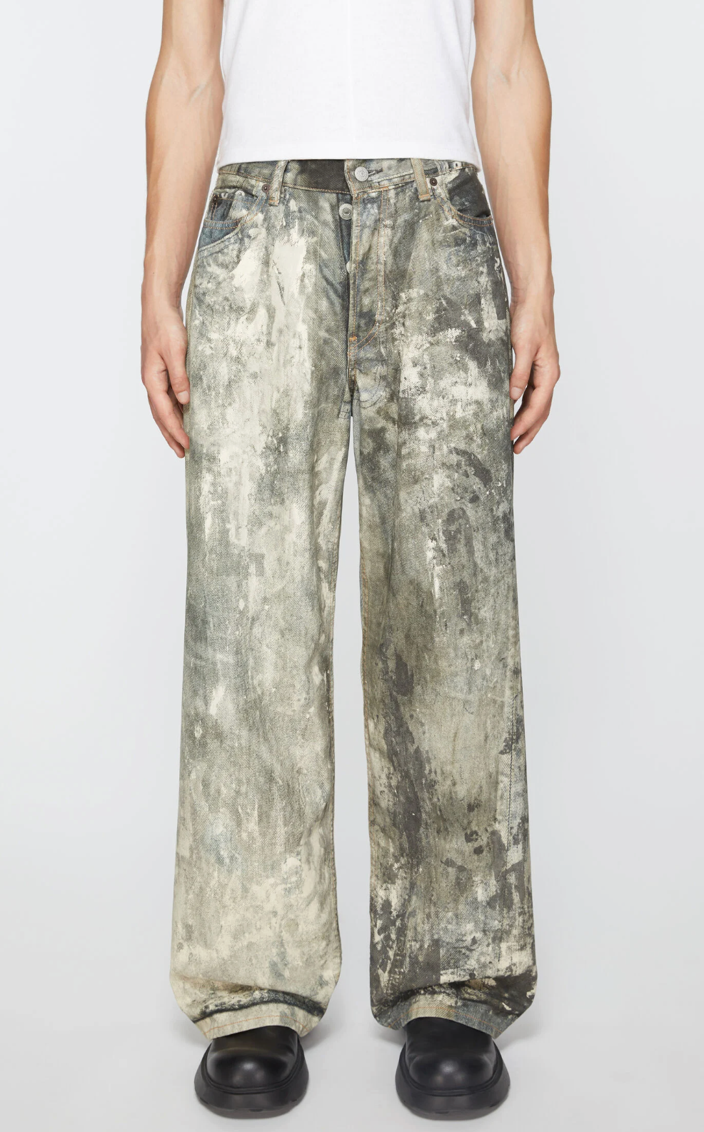 1981M Loose Fit Jeans in Cold Grey wash - District 97 Clothing streetwear denim