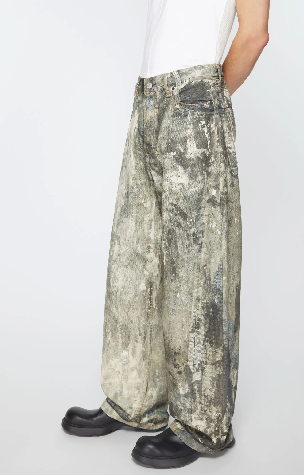 1981M Loose Fit Jeans in Cold Grey wash - District 97 Clothing streetwear denim