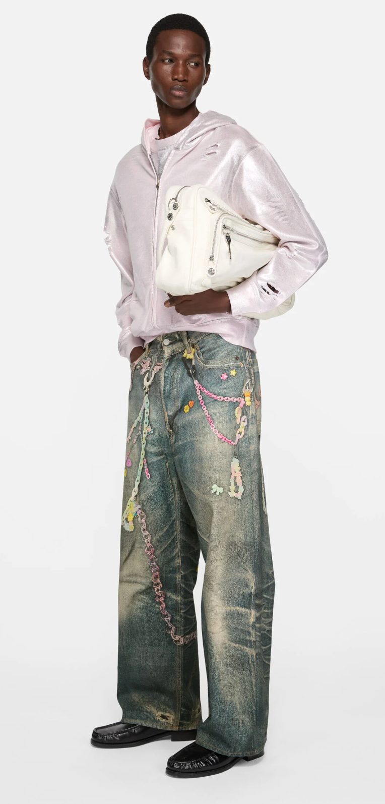 1981F Baggy Fit Jeans with wide-leg relaxed silhouette - District 97 Clothing streetwear denim