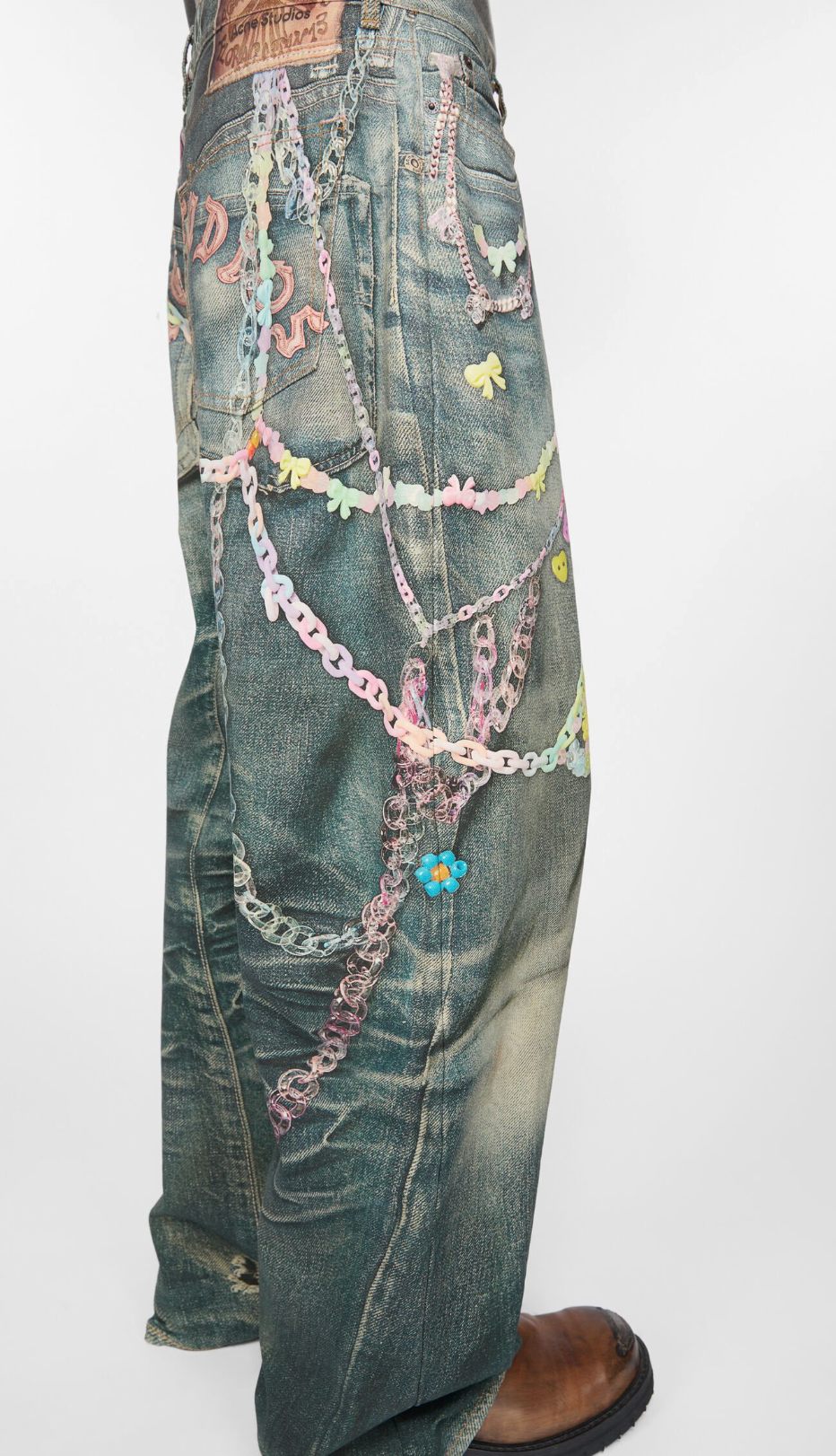 1981F Baggy Fit Jeans with wide-leg relaxed silhouette - District 97 Clothing streetwear denim