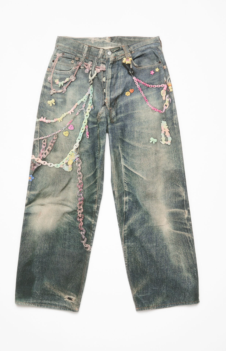 1981F Baggy Fit Jeans with wide-leg relaxed silhouette - District 97 Clothing streetwear denim