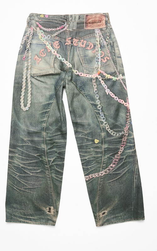 1981F Baggy Fit Jeans with wide-leg relaxed silhouette - District 97 Clothing streetwear denim