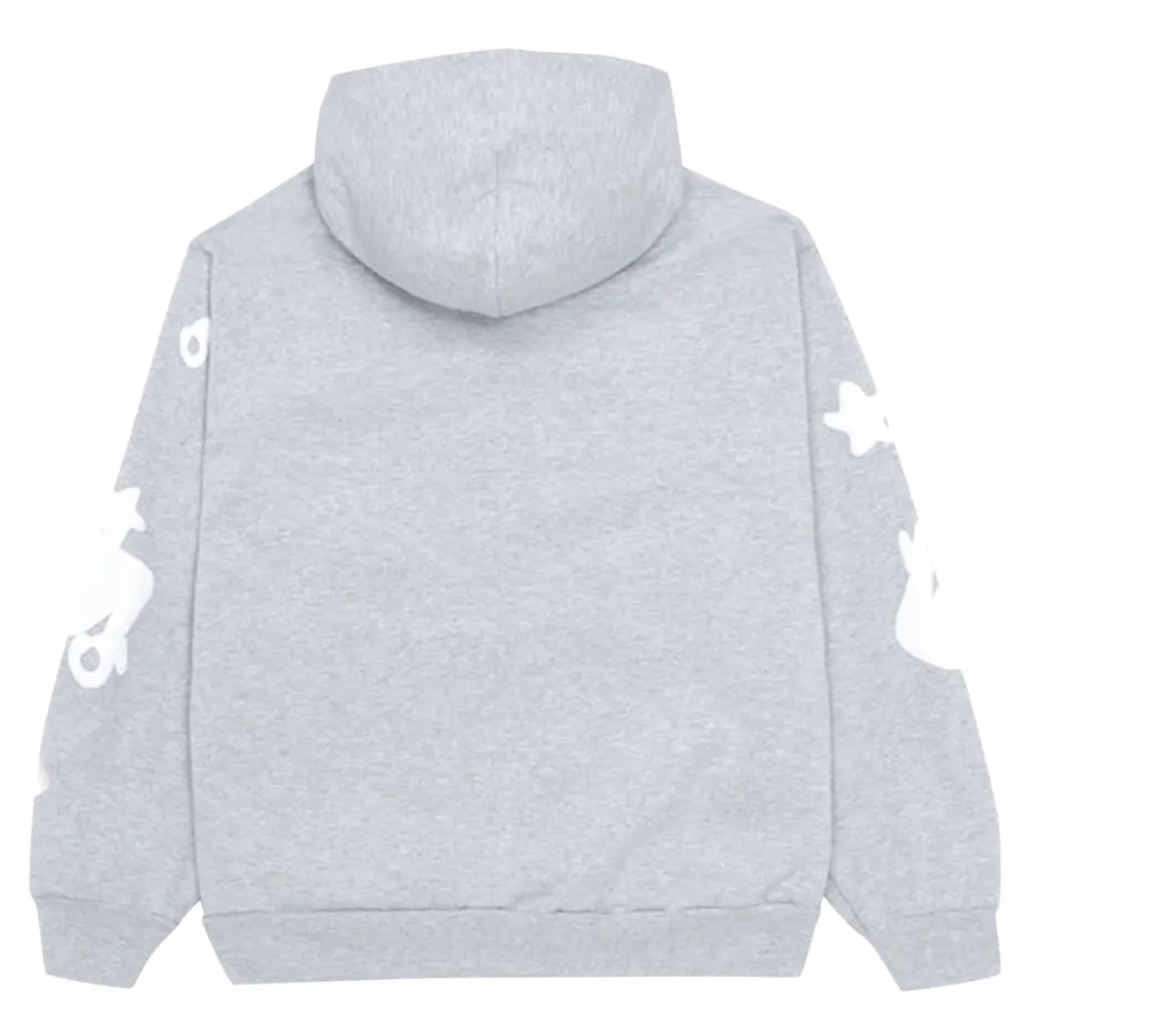 Sp5der Beluga Hoodie Grey - side view - District 97 Clothing streetwear