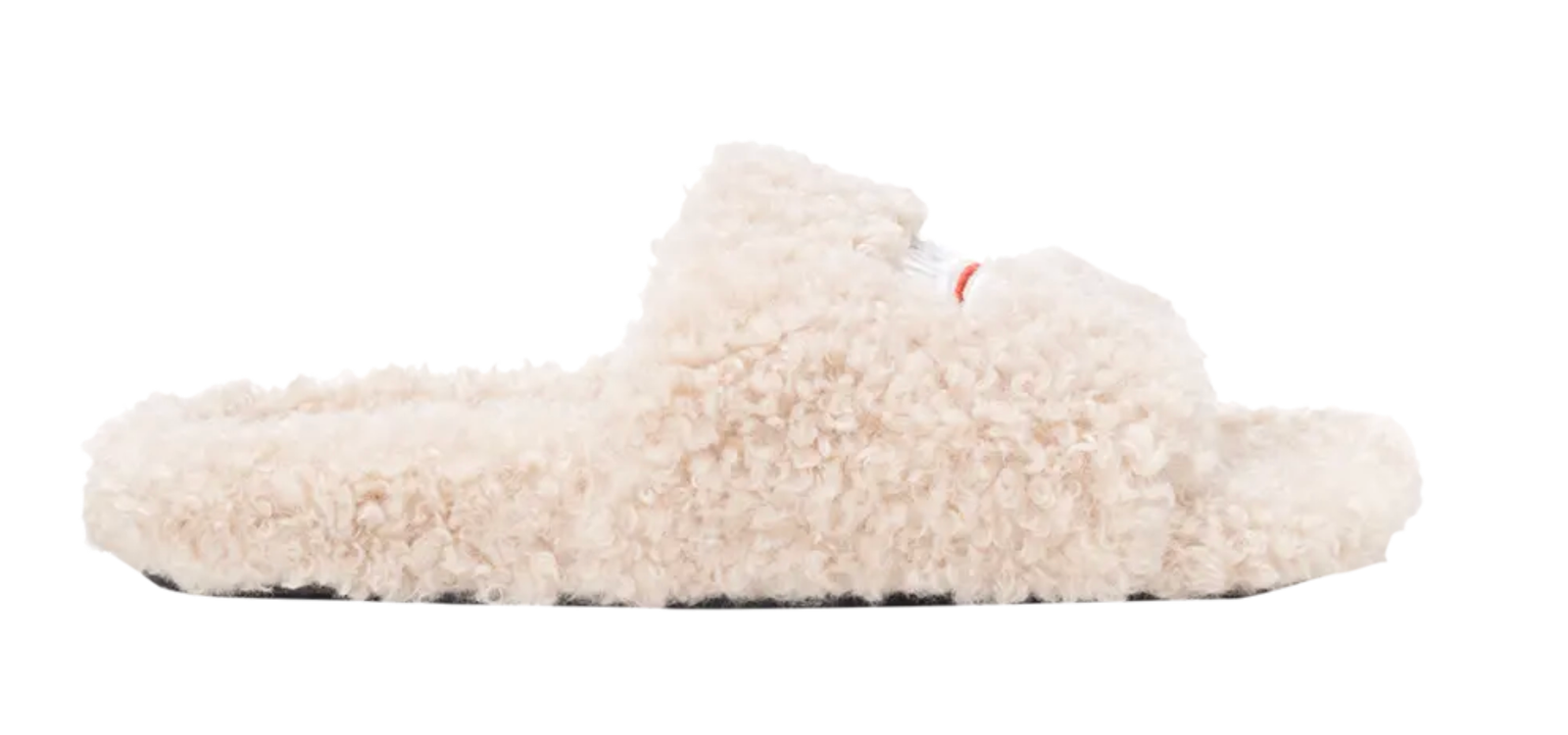 Balenciaga Furry Slides - alternate angle - District 97 Clothing streetwear