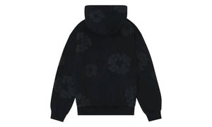Denim Tears Mono Wreath Hoodie Black - back view - District 97 Clothing streetwear